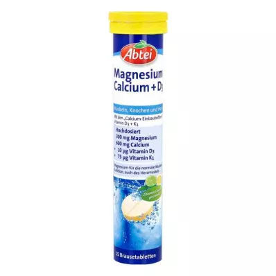 Abtei Magnesium Calcium+d3 effervescent tablets (15 pieces) Abtei Magnesium Calcium+d3 effervescent tablets (15 pieces)