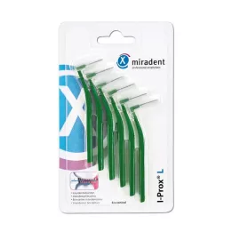 Miradent interdental brush I-Prox L 0.7 mm green, 6 pieces