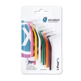 MIRADENT Interdental brush I-Prox L assorted, 6 pcs