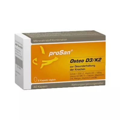 Prosan Osteo D3-K2 soft capsules, 60 pcs