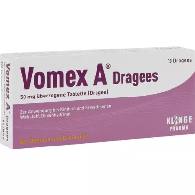 VOMEX A Coated Tablets 50 mg, 10 pcs