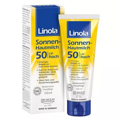 Linola Sun Skin Milk LSF 50, 100 ml