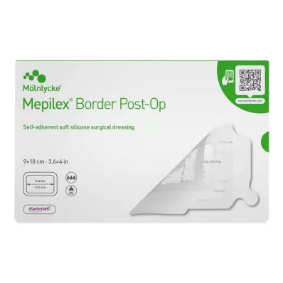 Mepilex Border Post-Op foam dressing adhesive 9x10 cm, 10 pcs