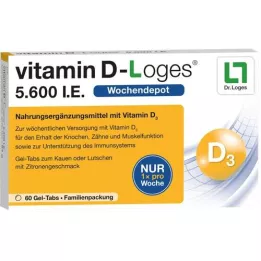 VITAMIN D-LOGES 5.600 I.E. Wo.Depot Chewabl.Fam.Pa, 60 pcs