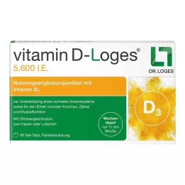 VITAMIN D-LOGES 5.600 I.E. Wo.Depot Chewabl.Fam.Pa, 60 pcs