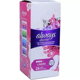ALWAYS discreet incontinence liner panty liners, 28 pcs