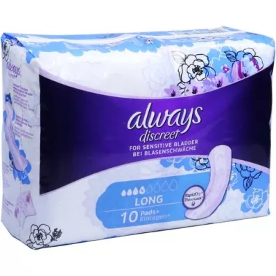 ALWAYS discreet incontinence insert long, 10 pcs