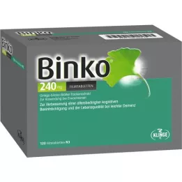 BINKO 240 mg film-coated tablets, 120 pcs