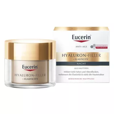 Eucerin Anti-Age Hyaluron Filler + Elasticity Night Cream, 50 ml
