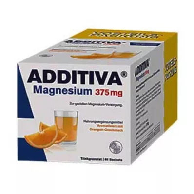 ADDITIVA Magnesium 375 mg sachets, 60 pcs ADDITIVA Magnesium 375 mg sachets, 60 pcs