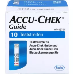 ACCU-CHEK Guide Test Strips, 1X10 pc
