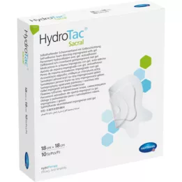 HYDROTAC comfort sacral foam dressing 18x18 cm sterile, 10 pcs