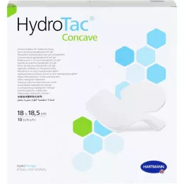 HYDROTAC concave foam dressing 18x18.5 cm, 10 pcs