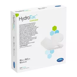 HYDROTAC concave foam dressing 18x18.5 cm, 10 pcs