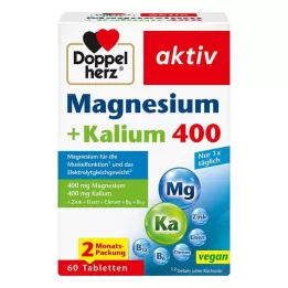 DOPPELHERZ Magnesium+potassium tablets, 60 pcs