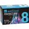 WELLION PROTECT PRO Safety Pen-Needles 30 G 8 mm, 100 pcs
