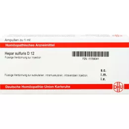 HEPAR SULFURIS D 12 Ampoules, 8X1 ml