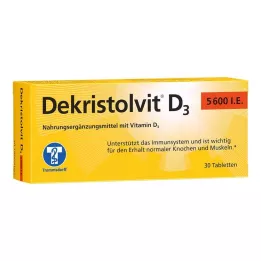 DEKRISTOLVIT D3 5,600 I.U. tablets, 30 pcs