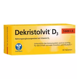 DEKRISTOLVIT D3 5,600 I.U. tablets, 60 pcs