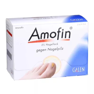 Amofin 5% nail polish, 5 ml Amofin 5% nail polish, 5 ml