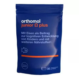 ORTHOMOL Junior Omega plus chewable lozenges, 90 pcs