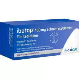 IBUTOP 400 mg Pain Tablets Film-coated Tablets, 50 pcs