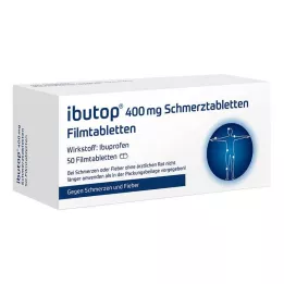 IBUTOP 400 mg Pain Tablets Film-coated Tablets, 50 pcs
