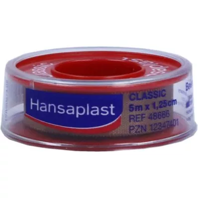 HANSAPLAST Fixation plaster Classic 1.25 cm x 5 m, 1 pc