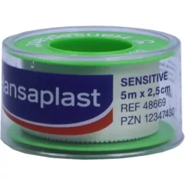 HANSAPLAST Fixation plaster sensitive 2.5 cm x 5 m, 1 pc