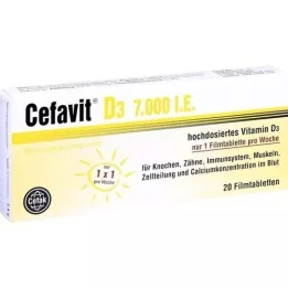 CEFAVIT D3 7,000 I.U. film-coated tablets, 20 pcs