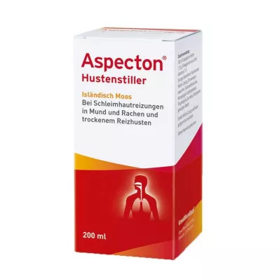 Aspecton cough suppressant Icelandic moss juice, 200 ml Aspecton cough suppressant Icelandic moss juice, 200 ml