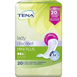 TENA LADY Discreet pads mini plus, 20 pcs