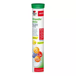 DOPPELHERZ Active defence effervescent tablets, 15 pcs