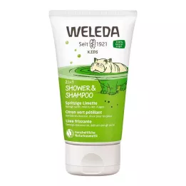WELEDA Kids 2in1 Shower &amp; Shampoo tangy lime, 150 ml