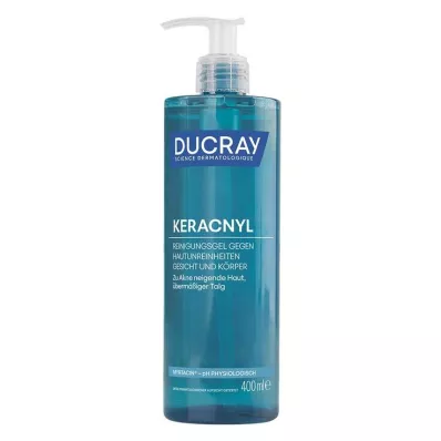 Ducray Keracnyl washing gel, 400 ml