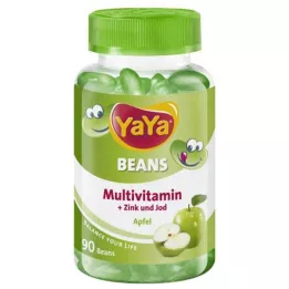 YAYA BEANS Apple Zinc and Iodine Chewable Coated Tablets, 90 pcs