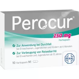 PEROCUR 250 mg hard capsules, 10 pcs