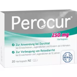 PEROCUR 250 mg hard capsules, 20 pcs
