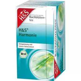 H&amp;S Organic Bach Flower Harmony Filter Bag, 20X1.5 g