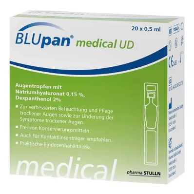 BLUPAN medical UD Eye drops, 20X0.5 ml BLUPAN medical UD Eye drops, 20X0.5 ml