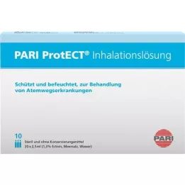 PARI ProtECT Inhalation Solution with Ectoin Ampoules, 10X2.5 ml