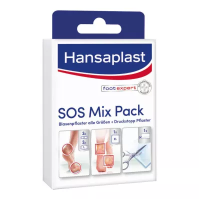 HANSAPLAST Blister plaster SOS Mix Pack, 6 pcs