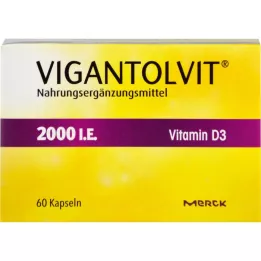 VIGANTOLVIT 2000 I.U. vitamin D3 soft capsules, 60 pcs