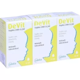 DEVIT Drops 2400 I.U./ml Oral drops, 3X10 ml