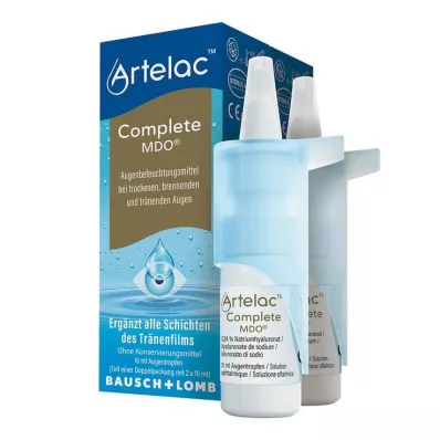 Artelac Complete MDO eye drops for dry / watery eyes, 2X10 ml Artelac Complete MDO eye drops for dry / watery eyes, 2X10 ml