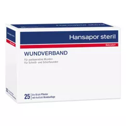 Hansapor sterile wound dressing 8x10 cm (3 pieces)