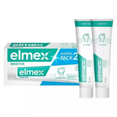 ELMEX SENSITIVE Toothpaste Twin Pack, 2X75 ml