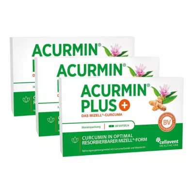 Acurmin Plus The Micellar Curcuma Soft Capsules, 180 pcs