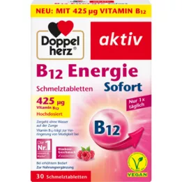DOPPELHERZ B12 Energy instant melting tablets, 30 pcs