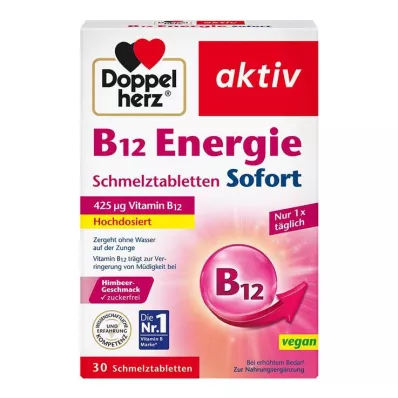 DOPPELHERZ B12 Energy instant melting tablets, 30 pcs
